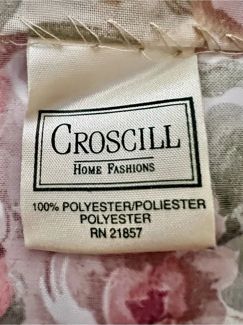 Croscill Cotswold Vintage Sheer Shower Curtain with Soap Dish